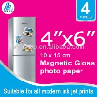 4"x6" Inkjet Magnetic Photo Paper 6 Sheet Glossy