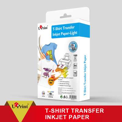 China manufacturer T-shirt transfer paper dark inkjet transfer paper